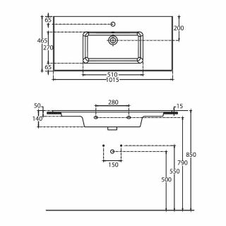 Раковина  Allen Brau Fantasy 102 4.11027.20 Белая